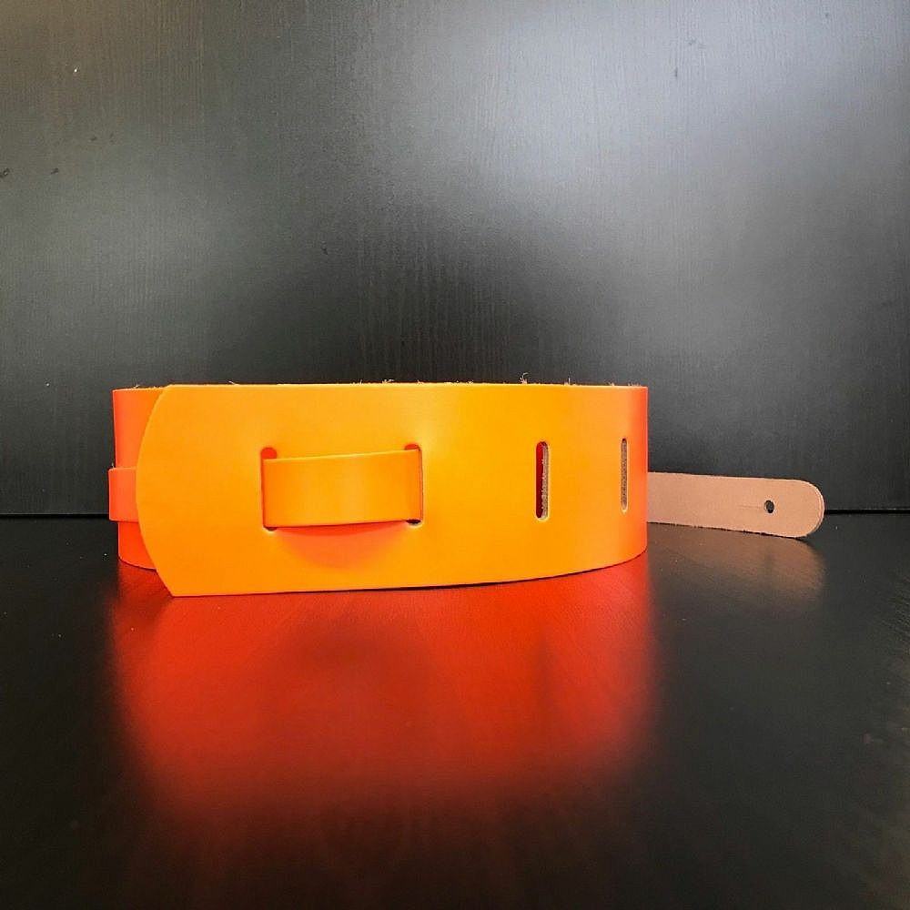Guitar Strap - Fluorescent Orange (1.1)